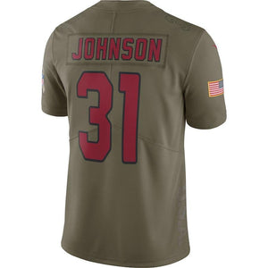David Johnson Arizona Cardinals Salute To Service Limited Jersey - Olive 2018/2019