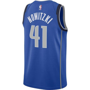 Dirk Nowitzki Dallas Mavericks Swingman Jersey Royal - Icon Edition