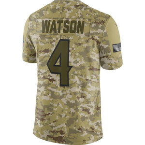 Deshaun Watson Houston Texans Salute to Service Limited Jersey - Camo