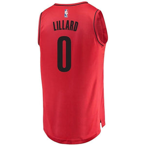 Damian Lillard Portland Trail Blazers Branded Youth Fast Break Jersey Red - Statement Edition 2018/2019