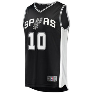 DeMar DeRozan San Antonio Spurs Branded Youth Fast Break Jersey Black - Icon Edition 2018/2019