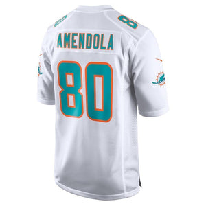 Danny Amendola Miami Dolphins New Game Jersey – White 2018/2019