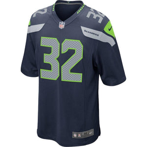 Chris Carson Seattle Seahawks Game Jersey - Navy 2018/2019