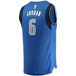 DeAndre Jordan Dallas Mavericks Branded Youth Fast Break Jersey Blue - Icon Edition 2018/2019