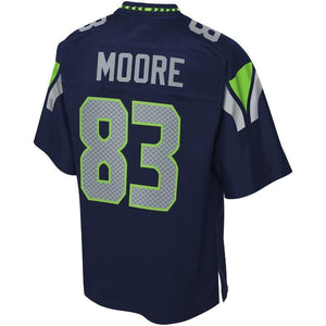 David Moore Seattle Seahawks Pro Line Team Color Player Jersey – College Navy 2018/2019