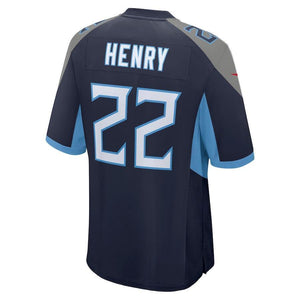 Derrick Henry Tennessee Titans New Game Jersey – Navy 2018/2019