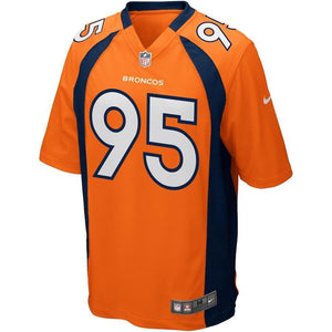 Derek Wolfe Denver Broncos Game Jersey - Orange