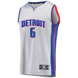 Bruce Brown Detroit Pistons Branded Fast Break Jersey Gray - Statement Edition