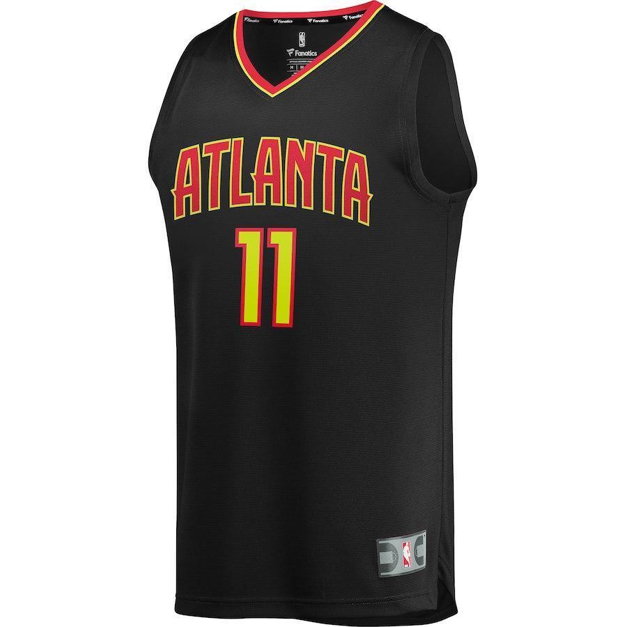 Trae Young Atlanta Hawks Branded Youth Fast Break Jersey Black - Icon –  Salothes