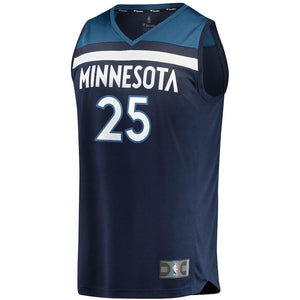 Derrick Rose Minnesota Timberwolves Branded Youth Fast Break Player Jersey - Icon Edition - Navy 2018/2019