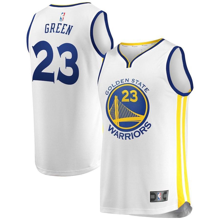Draymond Green Golden State Warriors Branded Youth Fast Break Jersey White - Association Edition 2018/2019