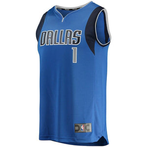 Dennis Smith Dallas Mavericks Branded Youth Fast Break Jersey Blue - Icon Edition 2018/2019