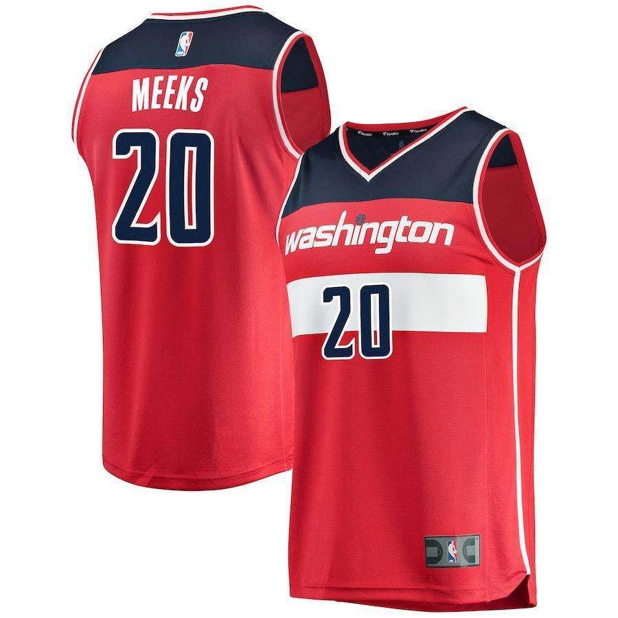 Jodie Meeks Washington Wizards Branded Youth Fast Break Player Jersey - Icon Edition - Red 2018/2019