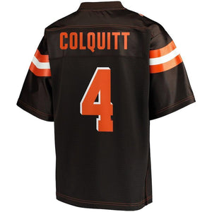 Britton Colquitt Cleveland Browns Pro Line Player Jersey - Brown 2018/2019