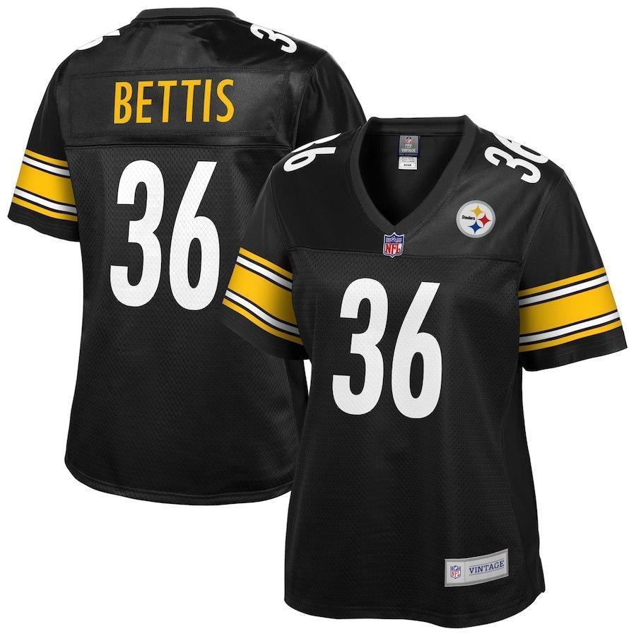 Jerome Bettis Pittsburgh Steelers Pro Line Women's Retired Player Jersey – Black 2018/2019