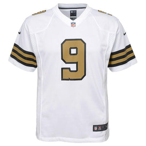 Drew Brees New Orleans Saints Youth Color Rush Game Jersey - White 2018/2019