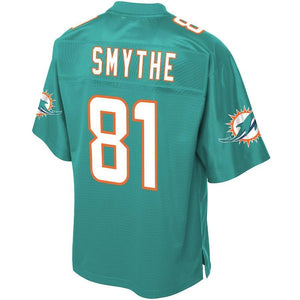 Durham Smythe Miami Dolphins Pro Line Player Jersey – Aqua 2018/2019