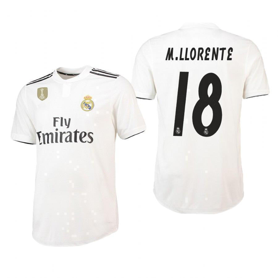 Marcos Llorente Real Madrid Home Jersey 2018/19
