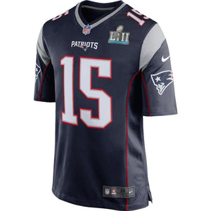 Chris Hogan New England Patriots Navy Super Bowl LII Bound Game Jersey 2019
