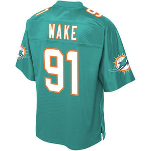Cameron Wake Miami Dolphins Pro Line Team Player Jersey – Aqua 2018/2019