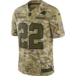 Carolina Panthers Christian McCaffrey Camo Jersey 2018 - 2019