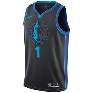 Dennis Smith Dallas Mavericks Anthracite Swingman City Edition Jersey 2018 - 2019