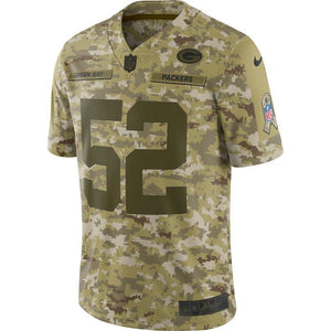 Green Bay Packers Clay Matthews Camo Jersey 2018 - 2019