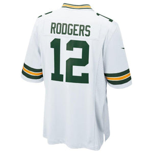 Green Bay Packers Aaron Rodgers White Jersey 2018 - 2019