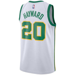 Gordon Hayward Boston Celtics White Swingman City Edition Jersey 2018 - 2019