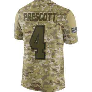 Dallas Cowboys Dak Prescott Camo Jersey 2018 - 2019