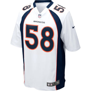 Denver Broncos Von Miller White Jersey 2018 - 2019