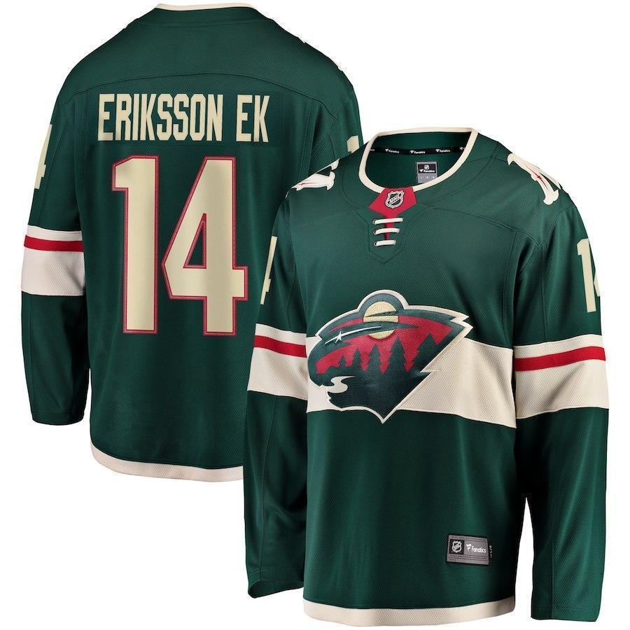 Joel Eriksson Ek Minnesota Wild Player Swingman Jersey