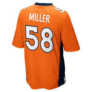 Denver Broncos Von Miller Orange Jersey 2018 - 2019