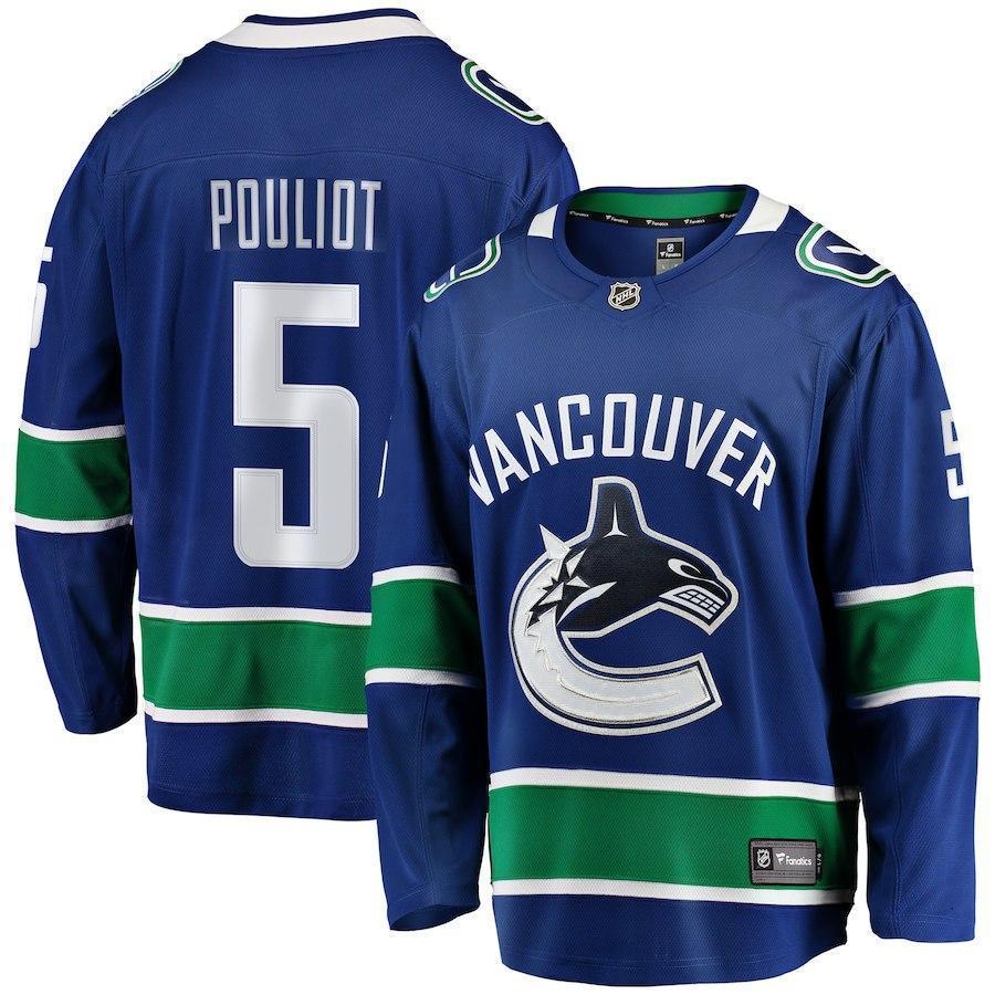 Derrick Pouliot Vancouver Canucks Player Swingman Jersey