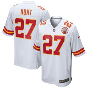 Kansas City Chiefs Kareem Hunt White Jersey 2018 - 2019