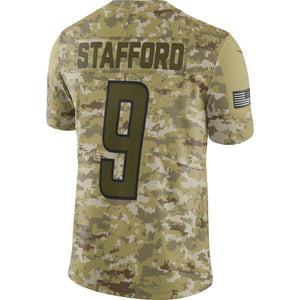 Detroit Lions Matthew Stafford Camo Jersey 2018 - 2019