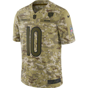 Chicago Bears Mitchell Trubisky Camo Jersey 2018 - 2019