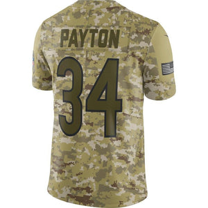 Chicago Bears Walter Payton Camo Jersey 2018 - 2019