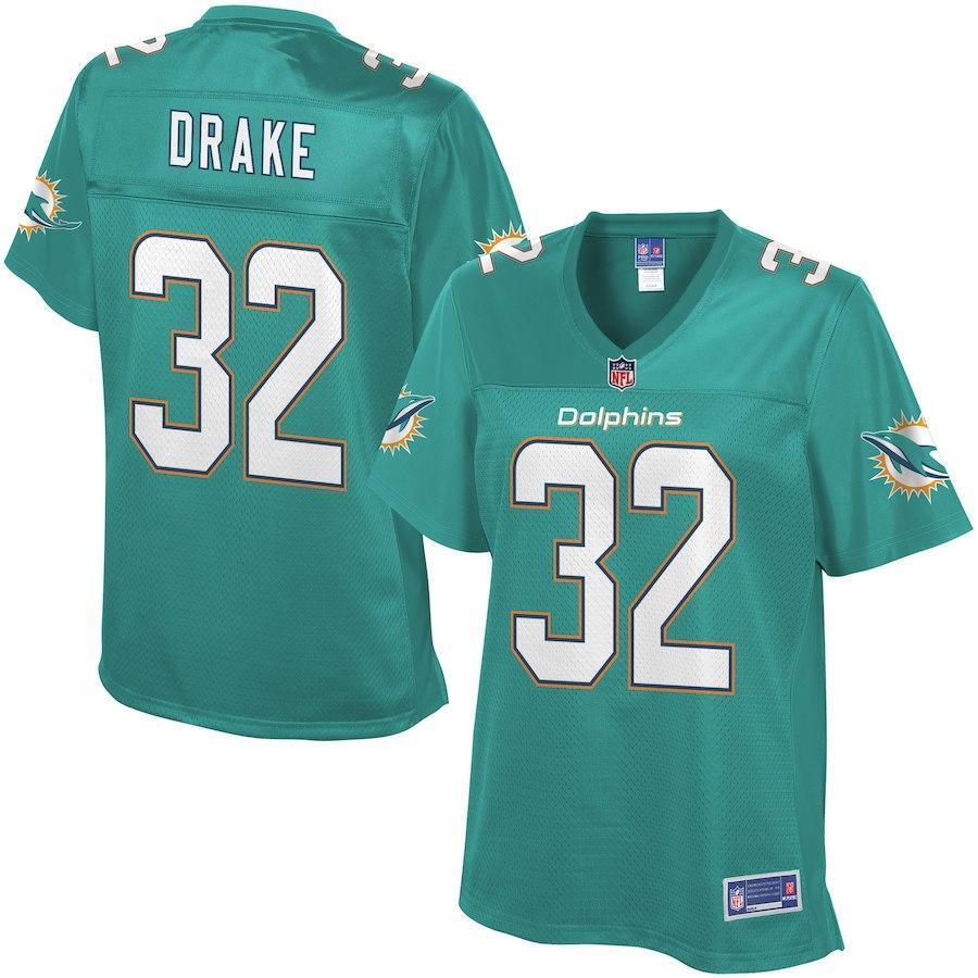 Kenyan Drake Miami Dolphins Pro Line Women's Player Jersey - Aqua 2018/2019